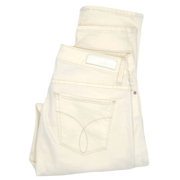 Calvin Klein Jeans Mid-rise Ultimate Skinny 29x30 White - Picture 1 of 6